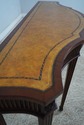 L68754: MAITLAND SMITH Leather Top Mahogany Adam S