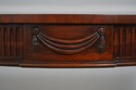 L68754: MAITLAND SMITH Leather Top Mahogany Adam S
