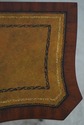 L68754: MAITLAND SMITH Leather Top Mahogany Adam S