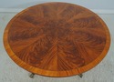 L67690: Gorgeous 60 inch Round Figural Mahogany Di