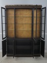 68752: DREXEL Chinoiserie Black Lacquer Paint Deco