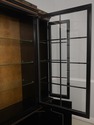 68752: DREXEL Chinoiserie Black Lacquer Paint Deco