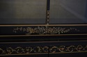 68752: DREXEL Chinoiserie Black Lacquer Paint Deco