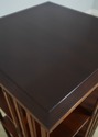 L68146: KINDEL Mahogany Revolving Bookshelf