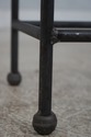 68724: CHARLESTON FORGE Iron Base Glass Top Occasi
