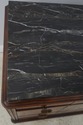 L73406: Vintage Neoclassical Marble Top Inlaid Dre