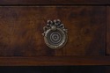 L73406: Vintage Neoclassical Marble Top Inlaid Dre