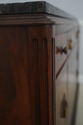 L73406: Vintage Neoclassical Marble Top Inlaid Dre