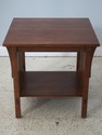73424: STICKLEY Mission Cherry 2 Tier Lamp Table