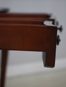 L73500: THEODORE ALEXANDER Leather Top Mahogany Fa
