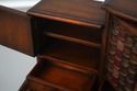 L73500: THEODORE ALEXANDER Leather Top Mahogany Fa