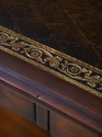 L73500: THEODORE ALEXANDER Leather Top Mahogany Fa