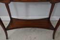 L73500: THEODORE ALEXANDER Leather Top Mahogany Fa