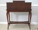 L73500: THEODORE ALEXANDER Leather Top Mahogany Fa