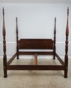 67172: HENREDON Mahogany King Size Poster Bed