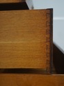 L73406: Vintage Neoclassical Marble Top Inlaid Dre