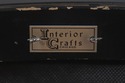 L73522: INTERIOR CRAFTS Black & Gold Chinoiserie A