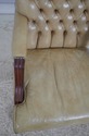 73549: Classic Leather Tufted Rolling Desk Chair