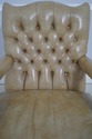 73549: Classic Leather Tufted Rolling Desk Chair
