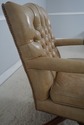 73549: Classic Leather Tufted Rolling Desk Chair