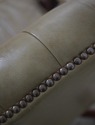73549: Classic Leather Tufted Rolling Desk Chair