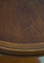 73499: BAKER Faux Bamboo Round Accent Table