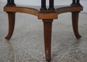 73499: BAKER Faux Bamboo Round Accent Table