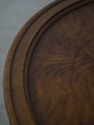 73499: BAKER Faux Bamboo Round Accent Table