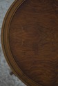 73499: BAKER Faux Bamboo Round Accent Table