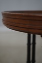 73499: BAKER Faux Bamboo Round Accent Table