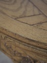 L73537: BAKER French Demilune Gate Leg Flip Top Ta