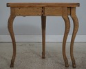 L73537: BAKER French Demilune Gate Leg Flip Top Ta