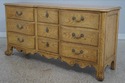 L73539: BAKER French Oak 9 Drawer Dresser