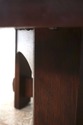 73425: STICKLEY Round Mission Oak Cocktail Table
