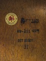 73425: STICKLEY Round Mission Oak Cocktail Table