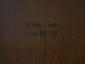 73407: ETHAN ALLEN Mahogany Tall Cheval Dressing M