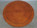 L73058: BAKER Neoclassical Cherry Inlaid Round Din