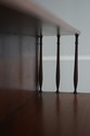 L73273: Vintage Regency Style 3 Tier Inlaid Mahoga