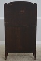 L73273: Vintage Regency Style 3 Tier Inlaid Mahoga