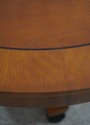 L73058: BAKER Neoclassical Cherry Inlaid Round Din