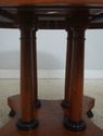 L73058: BAKER Neoclassical Cherry Inlaid Round Din