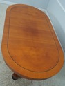 L73058: BAKER Neoclassical Cherry Inlaid Round Din