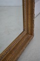 60423EC: Rectangular Beveled Glass Gold Finish Wal