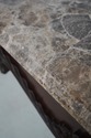 64606EC: BAKER Marble Top Paw Foot Mahogany Consol