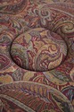 64093EC: Large Round Continental Style Upholstered