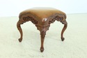 L49355EC: English Georgian Leather Seat Walnut Ott