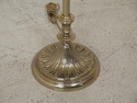 F30855EC: Quality Regency Style Brass & Glass Lamp