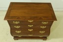 52313EC: Walnut 4 Drawer Bombe’ Side Chest Of Dr