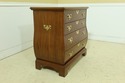 52313EC: Walnut 4 Drawer Bombe’ Side Chest Of Dr