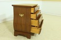 52313EC: Walnut 4 Drawer Bombe’ Side Chest Of Dr